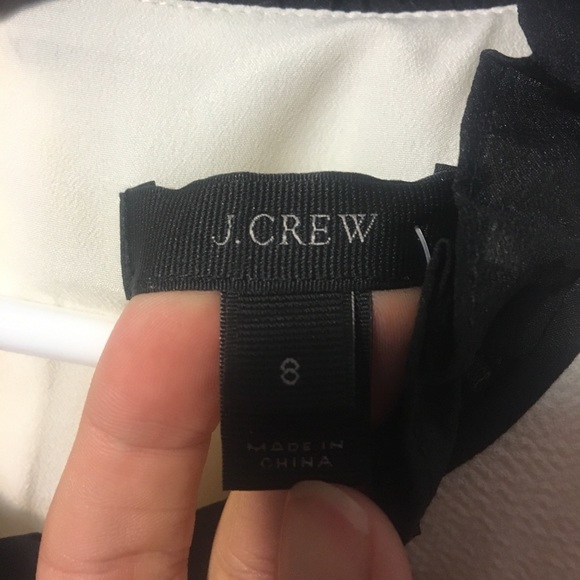 J. Crew Sheath Dress with Ruffle Trim - Picture 4 of 8